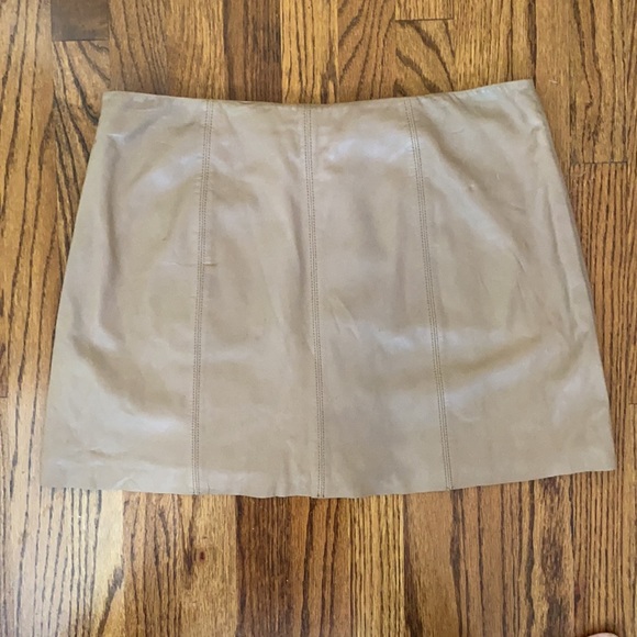 Joie Leather Skirt - Picture 2 of 4